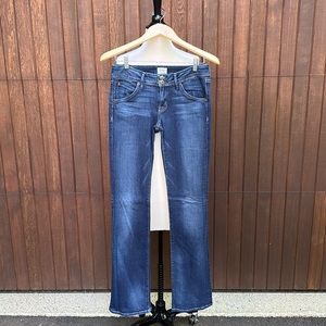 Hudson Beth Baby Boot mini flare jeans, size 28